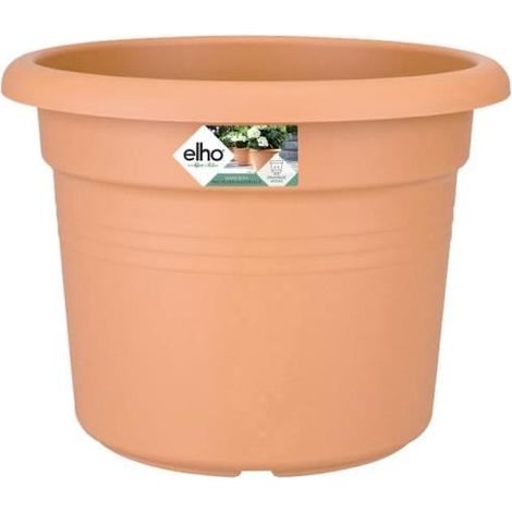Elho Green Basics Cilinder 65 - Marron - Ø 64 x H 49 cm - extérieur - 100% recyclé (1/5)