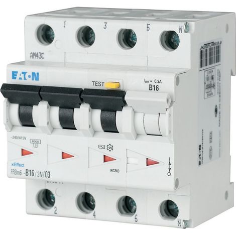 EATON Interruptor diferencial/automático 16A, 100mA, C-Char., 170929
