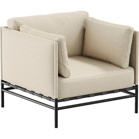 Fauteuil extérieur Dandy - Beige (1/5)