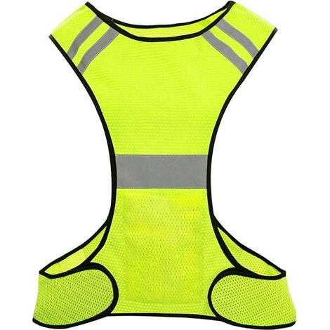 Gilet De Sécurité Veste Réfléchissant Gilet de course Haute Visibilité Pour Vélo Moto Marche Course Jogging. (1/4)
