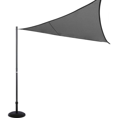 Befestigungsstange für Sonnensegel in Graphitgrau - 50 mm