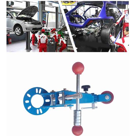 Rouleau de carrosserie en acier épaissi, structure stable, longueur réglable, outil de réparation d'ailes robuste et pratique (1/5)