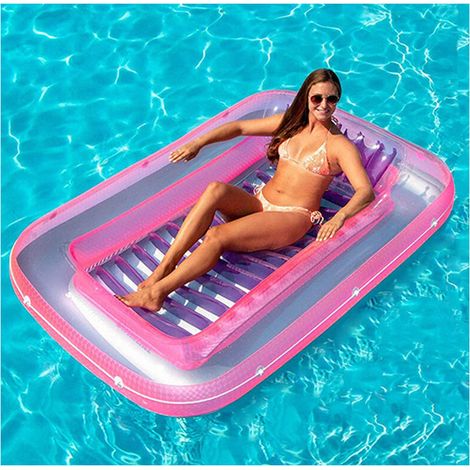 Beach Mattress - Inflatable Pool Chair Pool Mattress - Inflatable Pool Mattress - Inflatable Pool Hammock - Inflatable Pool Float for Adults and Children (180 120Cm)