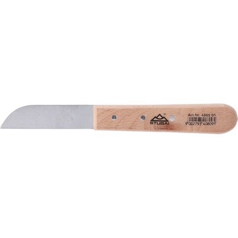 Stubai Kabelmesser Abisoliermesser, Abmantelungsmesser ohne Kerbe, Klinge 75 mm (1/4)