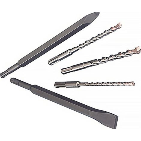 Juego de brocas para martillo Metabo acero metálico 6 10 mm