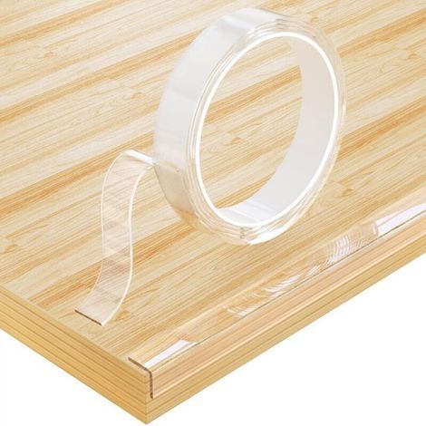 Transparent corner protector for baby tables, 1m, for cabinet edges, tables, drawers, bumpers (1/4)