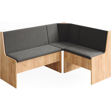 Gruppo panca ad angolo Ramon, Rovere dorato, 150 x 51 cm con spazio di archiviazione, Vicco (1/5)