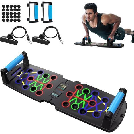 Set di pedane per flessioni di alta qualità con maniglie per un allenamento completo di tutto il corpo. (1/5)