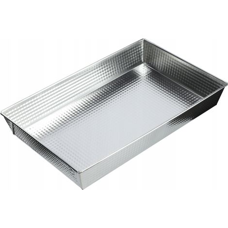 KADAX rechteckige Backform, 40 x 25,5 cm, Silber