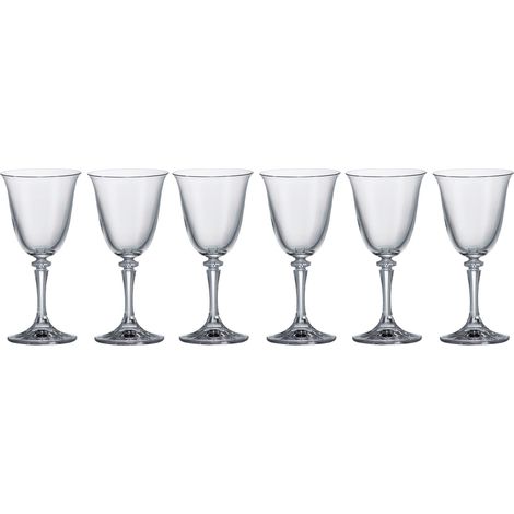 Bohemia Kleopatra set 6 calici vino rosso 36 cl