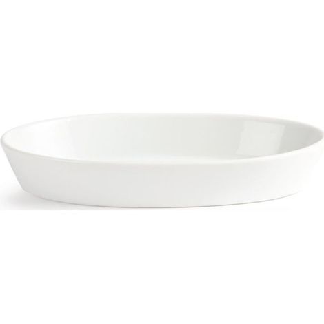 Plats à Sole Ovales Blancs 32 x 195 x 110 mm - Boite de 6 - (1/5)