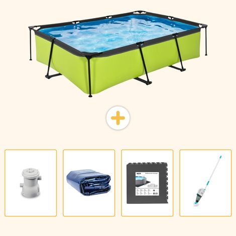 Exit-toys Piscine Exit Rectangulaire - 300x200x65 cm - 5-pièces S315 (1/5)