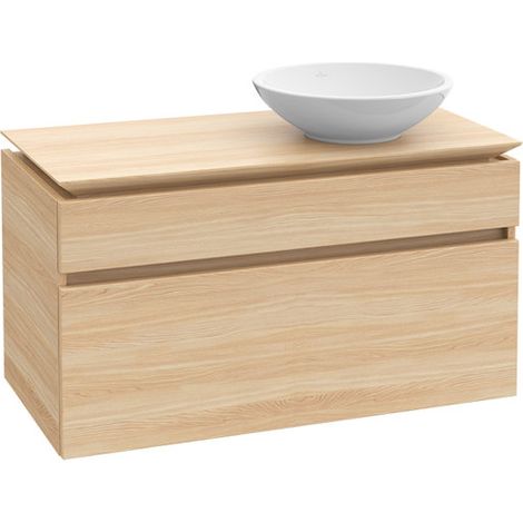 Villeroy & Boch Legato Vanity unit B576, 1000x550x500mm, destro, colorazione: Bianco Lucido - B57600DH (1/3)