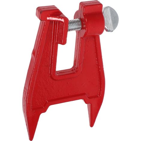 Étau de Tronçonneuse en Acier Allié Portable Rouge pour Affûtage Précis et Entretien en Déplacement Accessoire Essentiel pour Chaîne de Tronçonneuse Électrique (1/5)