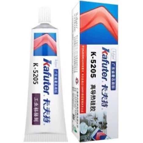 Pâte thermique pour processeur Kafuter K-5205, 80 g, en silicone, multicolore (1/5)