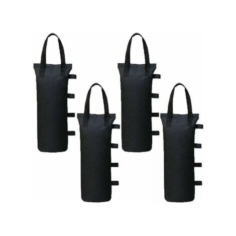 Lot de 4 Poids de Gazebo pour Tonnelle et Pavillon, Sac de Lestage Sable pour Jambes, Tentes Pare-Soleil, Parasol (1/5)