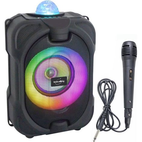 Bluetooth-Lautsprecher für Karaoke - INOVALLEY - DANCE CUBE 44 - 150W - LED-Kaleidoskopeffekt
