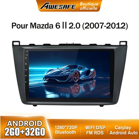AWESAFE Autoradio Android 13 pour Mazda 6 2.0 (2007-2012) 2Go+32Go avec 9'' écran Tactile Carplay Android Auto GPS Bluetooth (1/5)