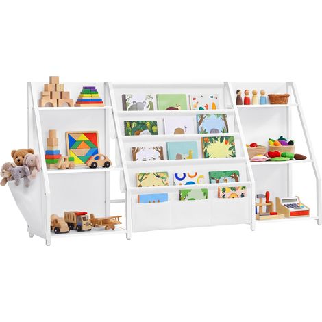 Bibliotheque Enfant de Rangement 148 x 30 x 75cm, GKR025WZ01 (1/5)