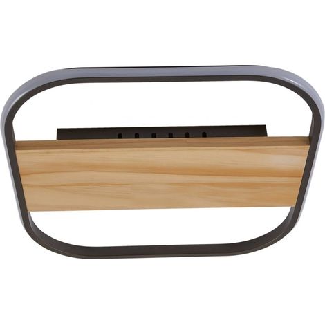 Lindby Lámpara de techo LED 'Romilda' en Gris Aluminio
