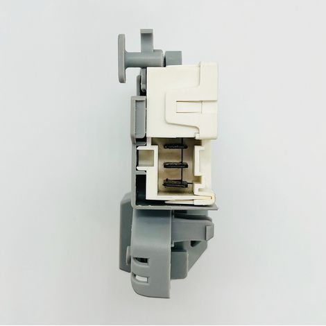 0024000128E Door lock for front-loading washing machines, new, compatible with various models. (1/4)