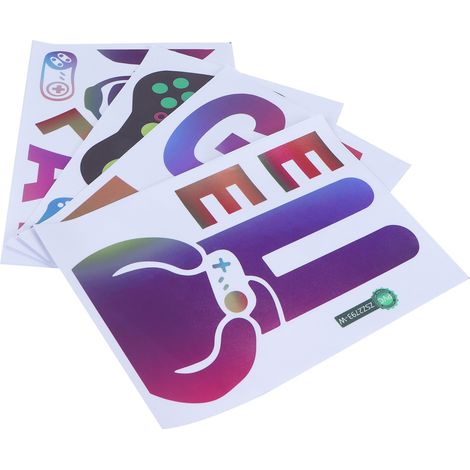 Autocollant mural PVC manette de jeu innovant déco DIY chambre salon sticker gaming moderne adhésif art mural (1/5)