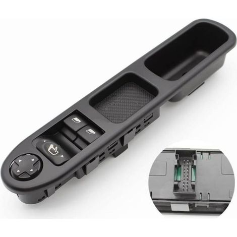 Interrupteur de lève-vitre électrique - 6554.QC pour Peugeot 207 - 13 broches - Pièces automobiles (1/3)