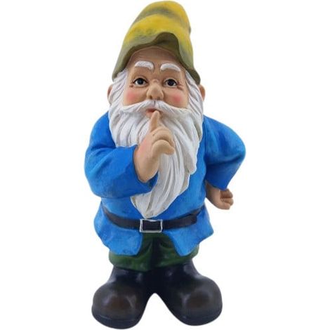 Dekofigur Gartenzwerg pscht 23,5 x 13,5 x 13,5 cm Dekofigur