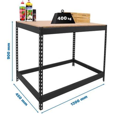Mesa de Trabajo SIMONWORK Basic 1 901245-1 antracita/madera (1/2)