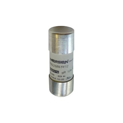 fusible cartouche - 22 x 58 - gr - 63a - 690v - avec percuteur - mersen d1018627