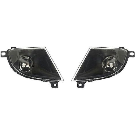 Par de faros antiniebla/luces de conducción para el parachoques delantero (bombillas no incluidas) para BMW Serie 5 E60 E61 (modelos 2007-2009).