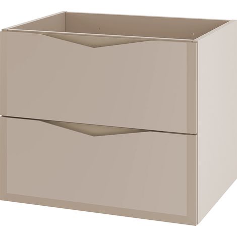 Waschbeckenunterschrank 60 cm breit in Beige DORIDA-140 (1/5)