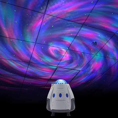 Veilleuse avec projecteur de ciel étoilé (1/4)