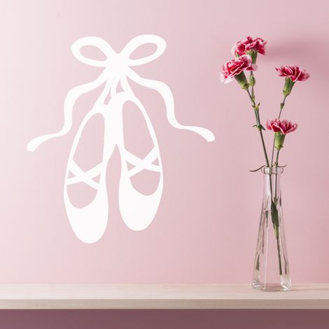Sticker Mural - Ballerines - 17x19 cm - Noir (1/3)