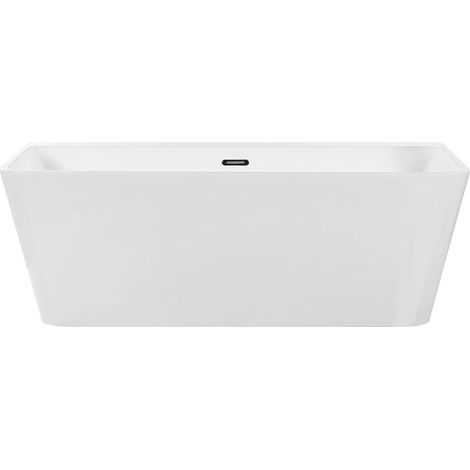Vasca da Bagno Freestanding Acrilico Bianco Design Moderno 170 x 77 cm Hassel (1/5)