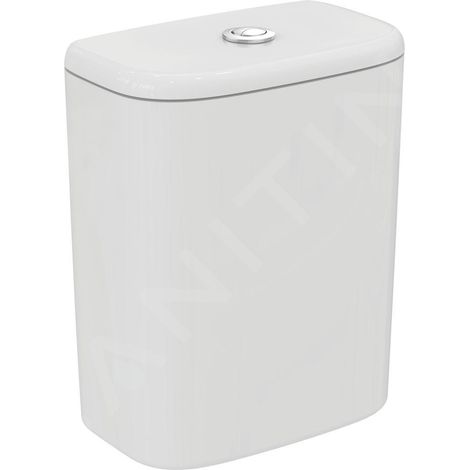 Ideal Standard Tesi - Réservoir de chasse, alimentation par le bas, blanc T356801