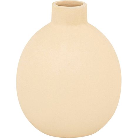 Jarrón de cerámica Rily Beige H18cm - Atmosphera créateur d'intérieur