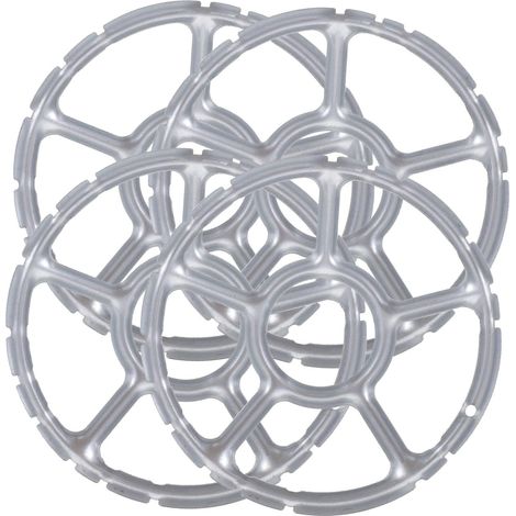 4 pièces support wok cuisinière gaz anneau wok support poêle cuisine fournitures casserole (1/4)