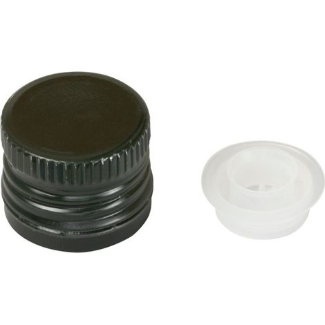 Tappo metallo per bottiglia marasca con versatore mm.31,5x24h - 100 pz