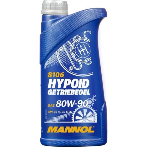 Huile minérale pour essieux et engrenages Mannol 80W90 1L pour quads et véhicules automatiques