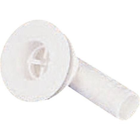 Bonde de lavabo avec sortie coudée – Tuyau diamètre 20 mm – Modèle sans bouchon – Pour chantiers humides – Zadi (1/3)
