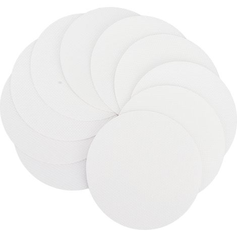 10 tapis d'escalier transparents, ronds et auto-adhésifs pour éviter de glisser aux portes de la salle de bain. (1/5)