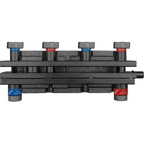 Collecteur combiné Evenes VTW3/2 écrou-tournant DN40 (11/2"), 3m³/h, 70kW, support et isolation inclus (1/4)