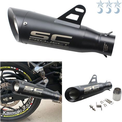 Motorradauspuffmodifikation: Z900, Ninja 400, CB650R, R3 - SC Doppelschicht-Auspuffanlage mit 51 mm Durchmesser. (1/5)