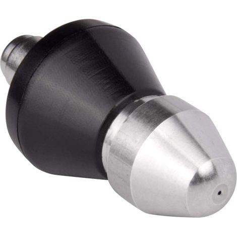 Buse De Nettoyage Pour Tuyau D'Évacuation - Acier Inoxydable - Raccord Rapide 1/4 Pouces - 6 Jets Arrière + 1 Jet Avant - Pression Max 5000 PSI - 1 Pièce (1/5)