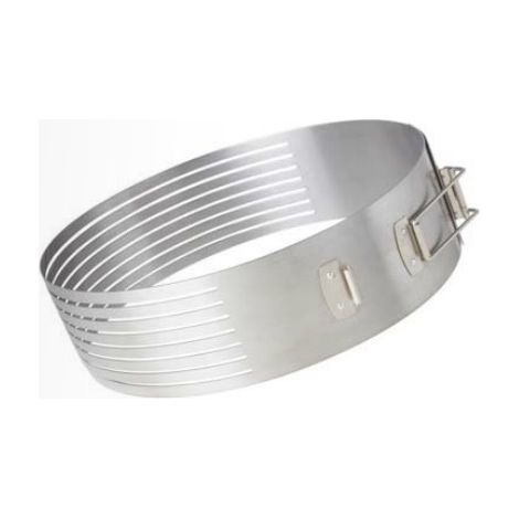 Tagliatorta anello regolabile in acciaio inox 26 - 28 cm (1/2)