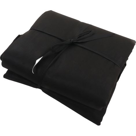 Tapis de piscine rond, revêtement de piscine, feutre de protection pour piscine au sol, 4 mètres, noir (1/5)