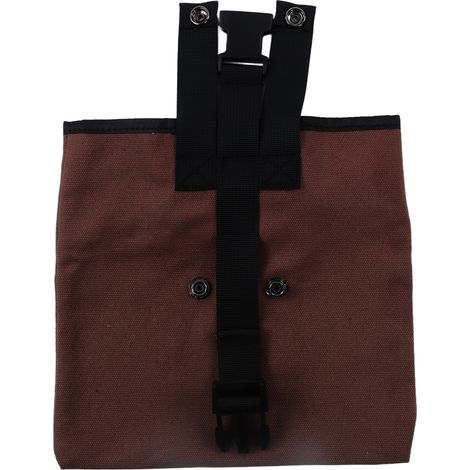 Sac de cueillette pour l'extérieur, sac à fruits en tissu Oxford, sac à porter à la taille, sac de rangement pour potager, marron (1/5)