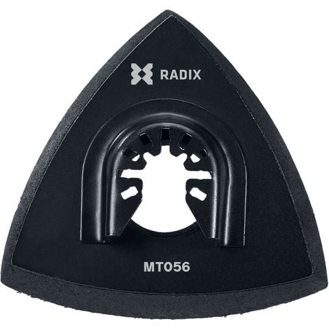 Semelle abrasive multitool - Radix - 93 x 93 x 93 mm - Velcro - forme triangle (1/3)