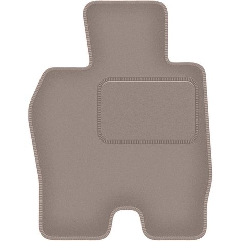 Alfombrilla de terciopelo para el conductor para: BMW i8 L12 Coupé (2014-2022) beige